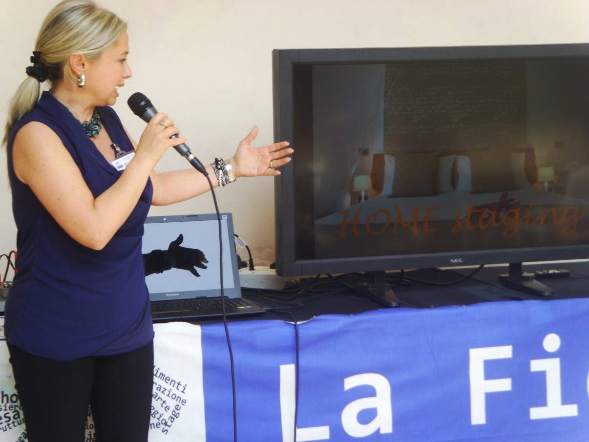 Roberta Boni home stager a Ricomincio da me 2014