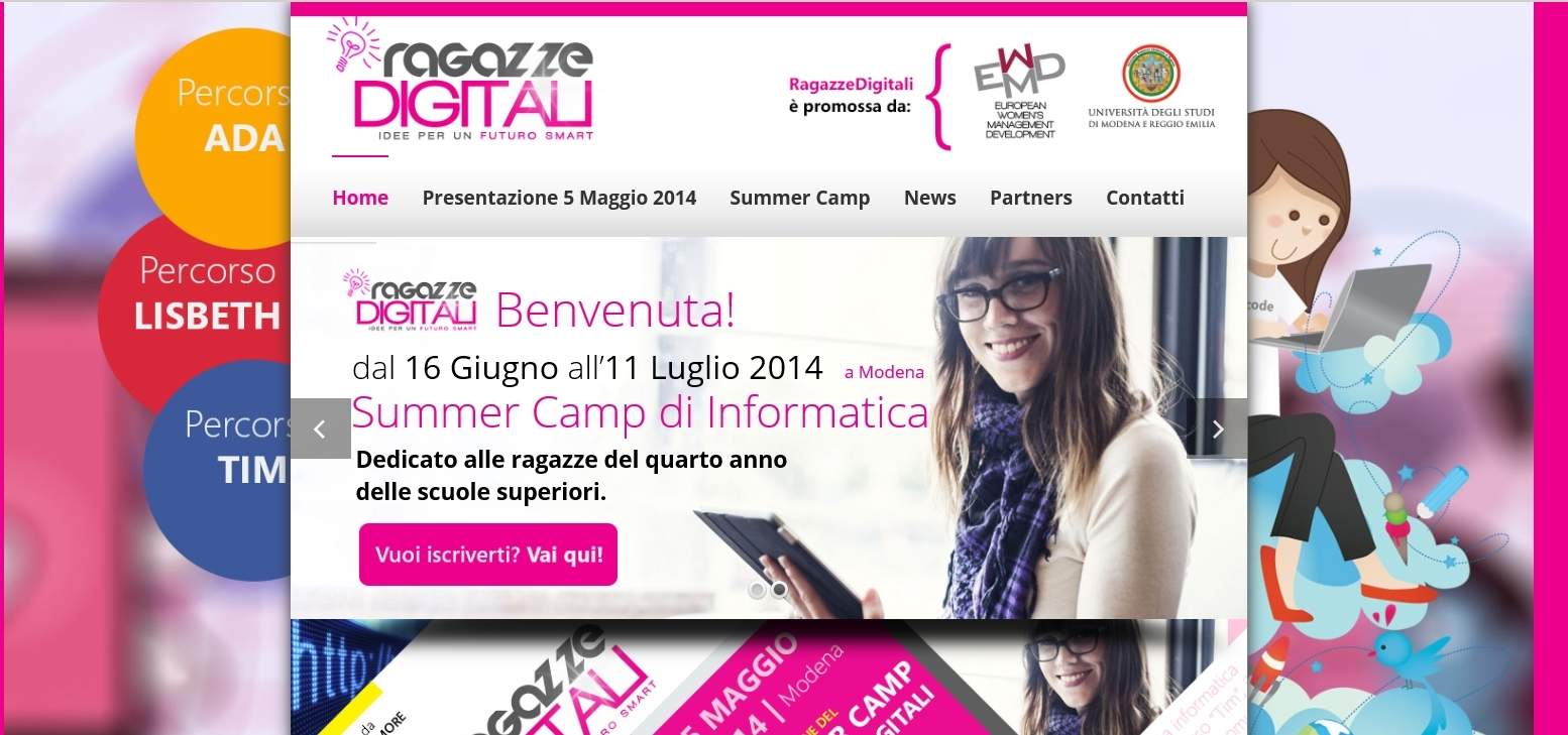 Summer camp Modena Ragazze digitali