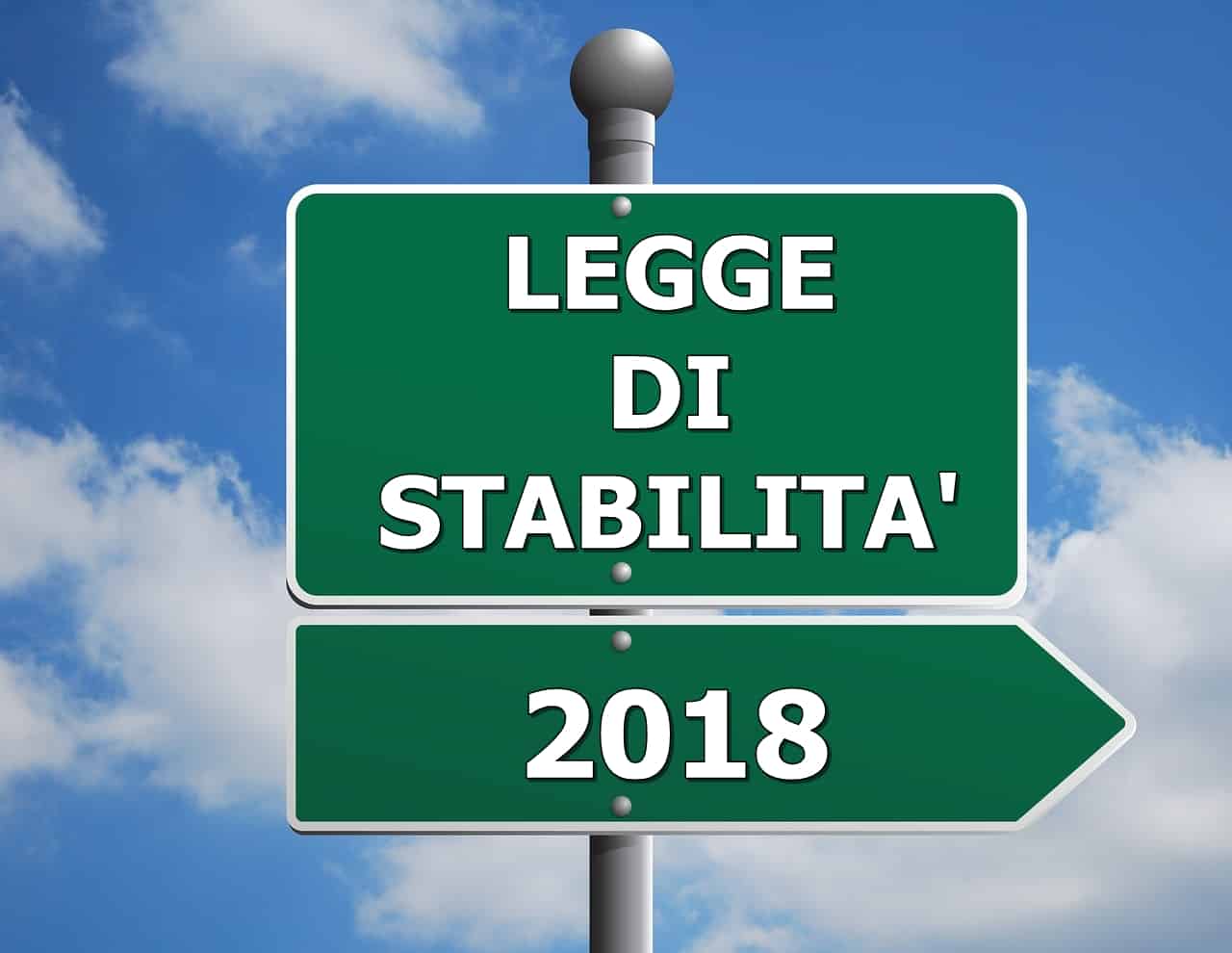 legge di stabilità 2018