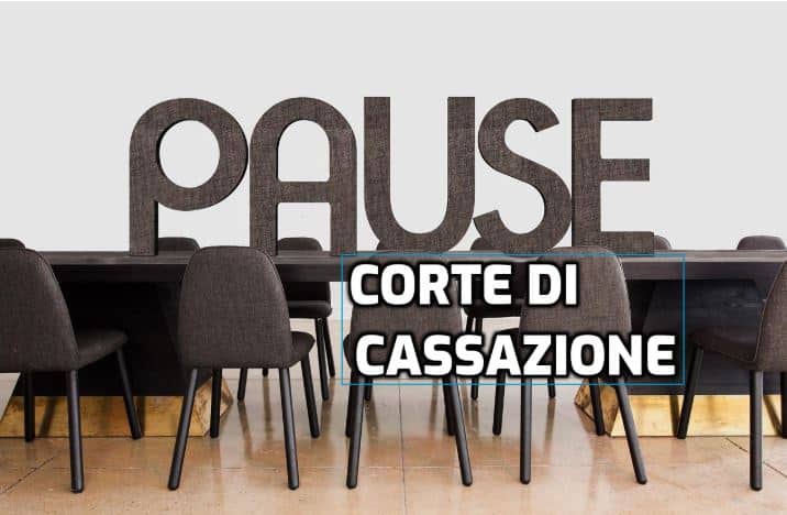 corte di cassazione pausa pranzo