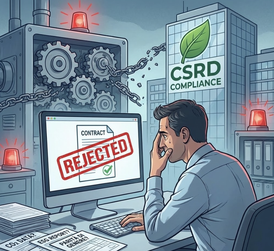 Schermata esempio valutazione ESG e Supply Chain