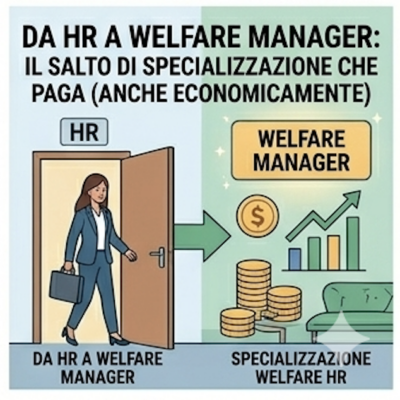 Da HR a Welfare Manager: il salto di specializzazione che paga (anche economicamente)