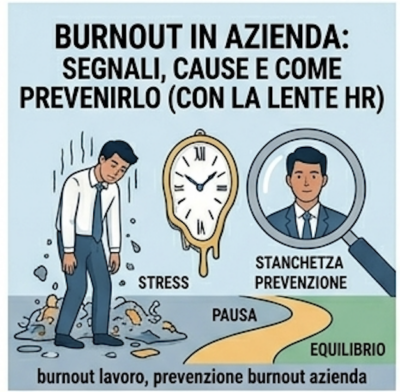 Burnout in azienda: segnali, cause e come prevenirlo con la lente HR